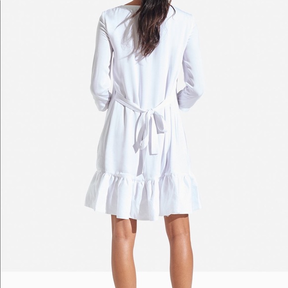 Persifor Bright White Poppy Dress NWT XS - Picture 3 of 6